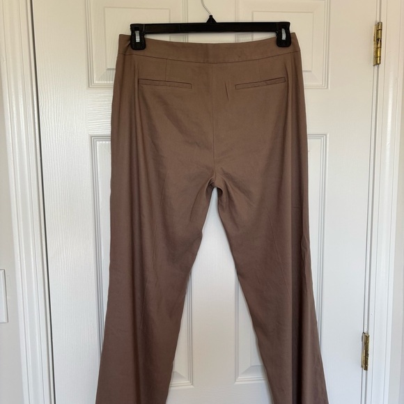 Tahari Brown Taupe Linen Blend Dress Pants Size 8 - Picture 6 of 7